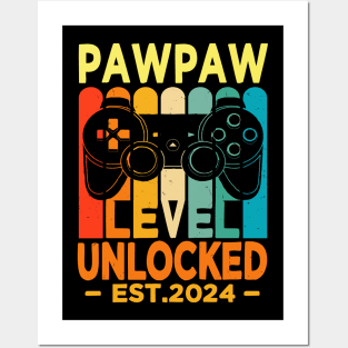 pawpaw level unlocked est 2024 Posters and Art